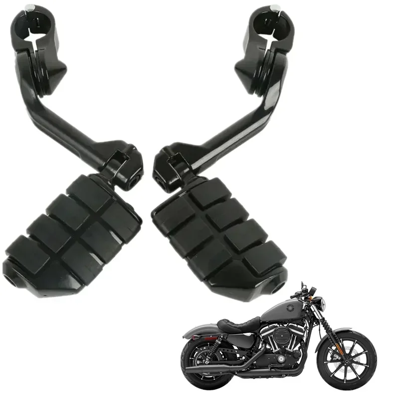 

Защита двигателя для Harley Road King Street Glide 32 мм 1 1/4 дюйма 1,25 дюйма, балка для мотоцикла, Длинные Угловые подножки для шоссе