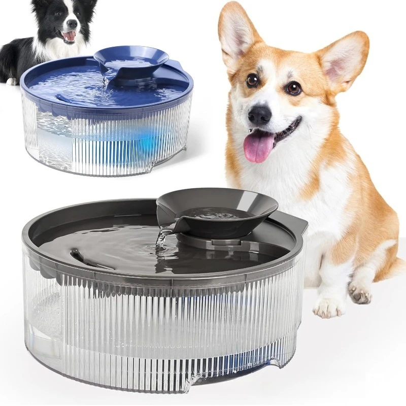 Large Capacity 5L Pet Water Fountain With Recirculation System, Auto Water Feeder Suitable for Household Cats and Dogs