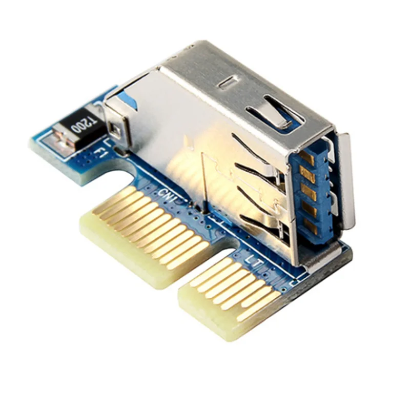 3X PCIE PCI-E PCI Express X1 To PCI Riser Card Bus Card High Efficiency Adapter Converter USB 3.0 Cable For Desktop PC