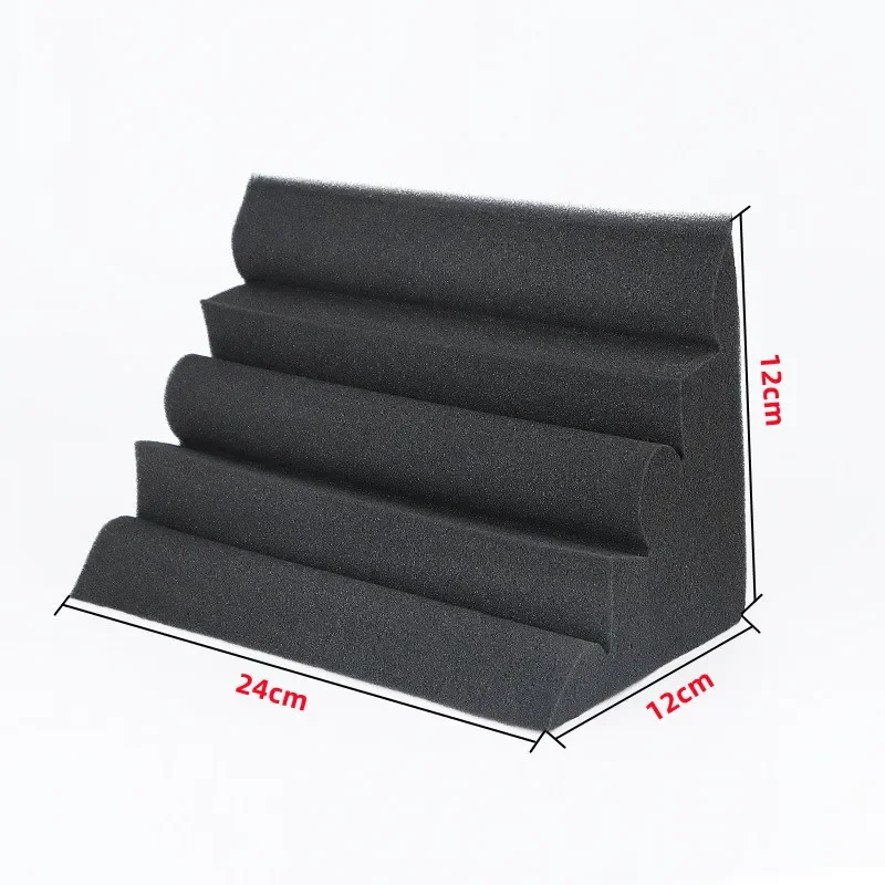 12/24 Pack 12 x 12 x 24cm Studio Acoustic Foam Bass Traps Corner Foam High Density for Studio KTV Recording Room Office