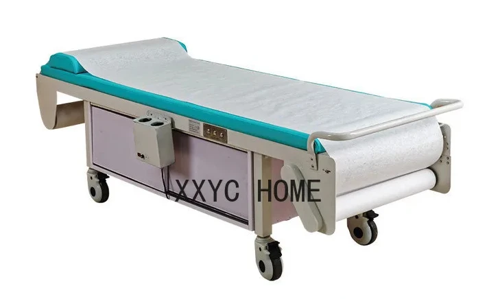 Color ultrasound electrocardiogram B ultrasound electric automatic paper changing bed