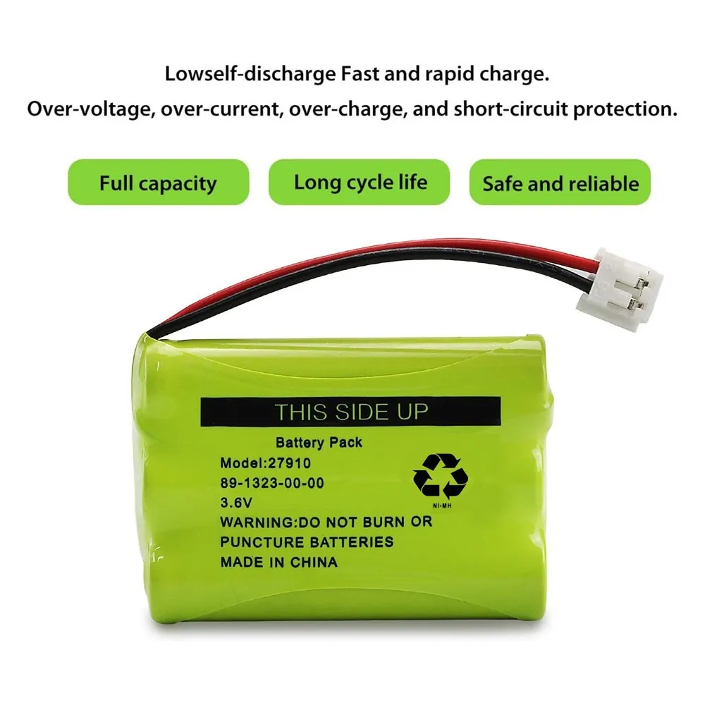 3.6V 800mAh 27910 akumulatorowa bateria telefoniczna do at & t 89-1323-00-0 Motorola SD-7501 RadioShack 23-959 23-894 Ni-MH 3.6V