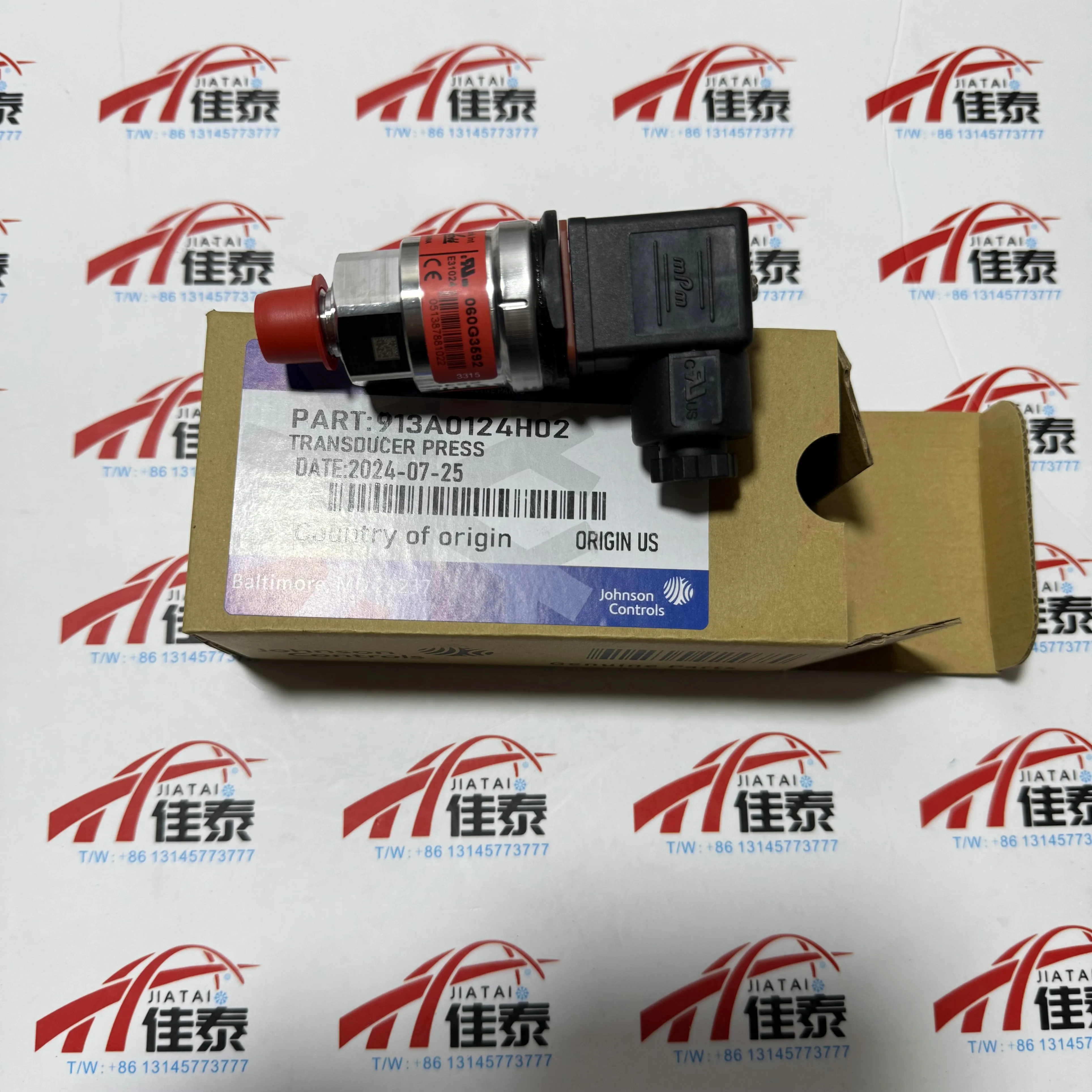 Air Conditioner Pressure Transducer 913A0124H02 for HVAC R134A R410A Refrigeration System Repair Part