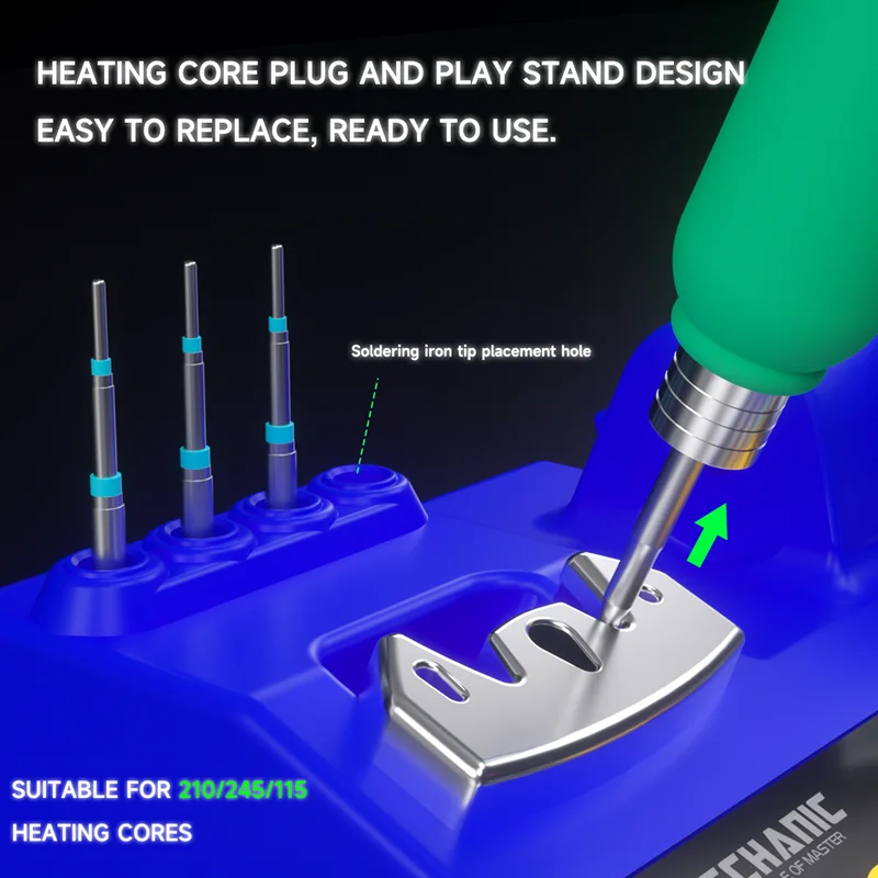 Mechanic Turbo 3 Intelligent Precision Nano Soldering Station Fast Heating Up for Mobile Phone BGA Electronics Repair Tools