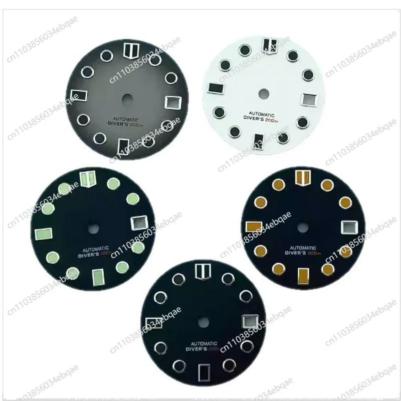 

Зеленый светящийся циферблат для часов 28,5 мм, подходит для японских механизмов NH35/NH36, аксессуары для модификации часов.