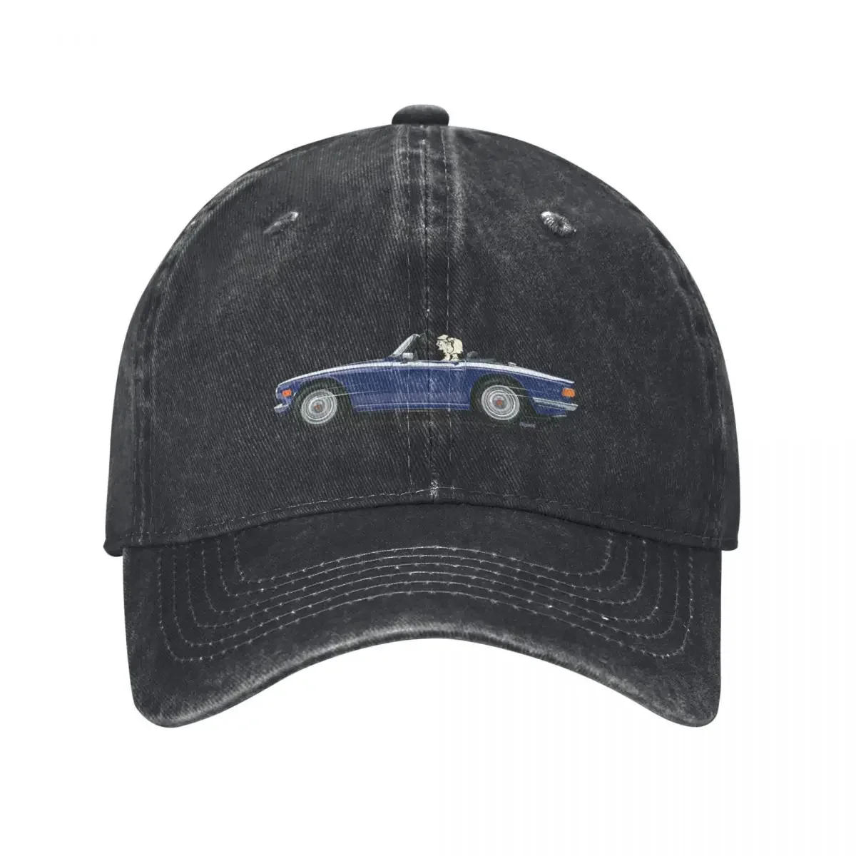 

UK spec TR6 in Royal Blue Baseball Cap Hat Luxury Brand Fashion Beach Snapback Cap Sun Cap Men's Luxury Women's