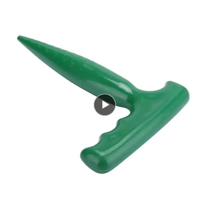 

Transplanting Home Solid Seedling Portable Plastic Widger Planting Tools Dibber Green Practical Durable Garden Grip