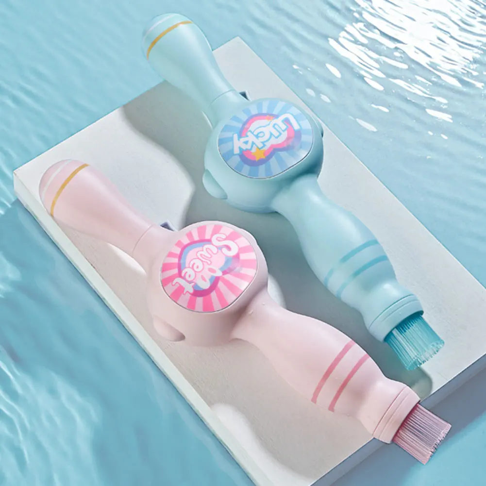 Macchina per bolle di fumo elastica Soffiatore automatico per bolle Bacchetta per bolle per bomboniere per bambini Giocattolo estivo