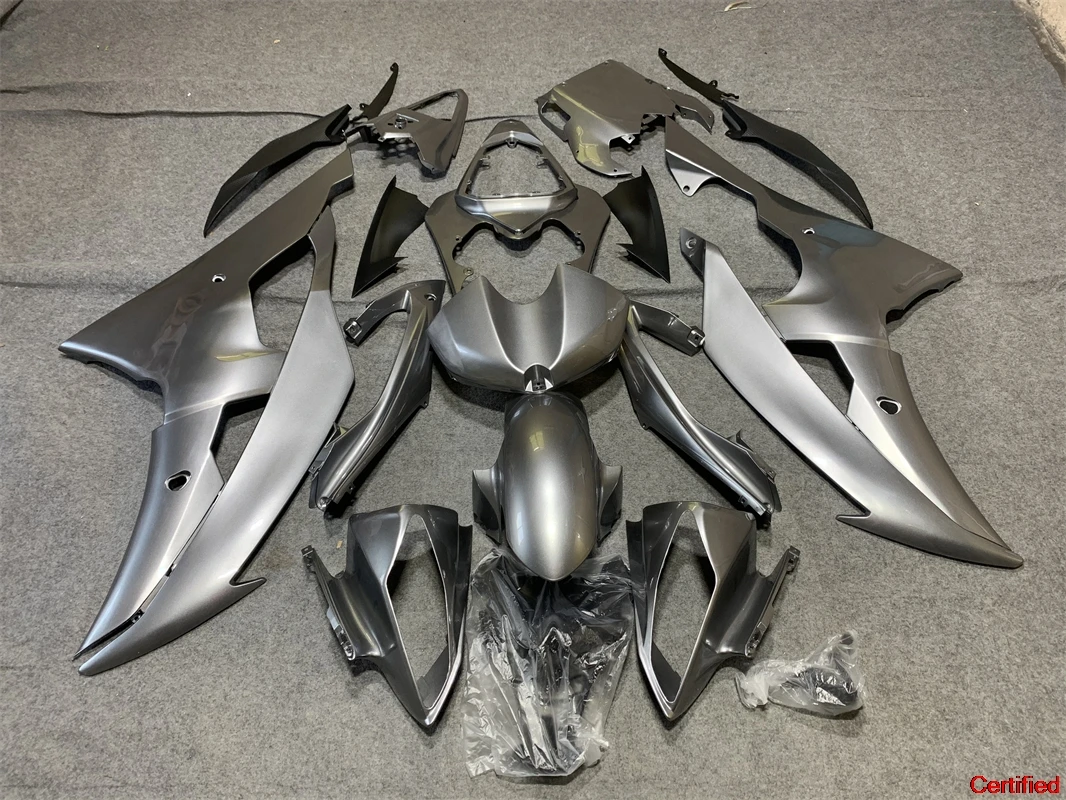 

Комплект обтекателей подходит для Yzf R6 2008 2009 2010 2011 2012 2013 2014 2015 2016, комплект кузова, светлый, черный, серый