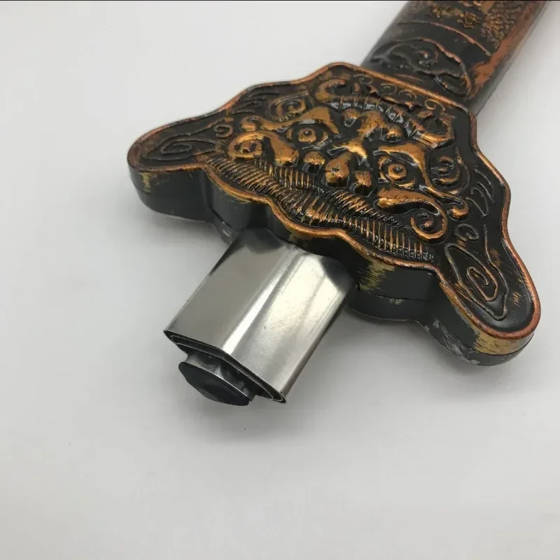 سيف تاي تشي قابل للطي تلسكوبي ، الفولاذ المقاوم للصدأ ، التمارين الصباحية ، أداء فنون الدفاع عن النفس ، اللياقة السحرية