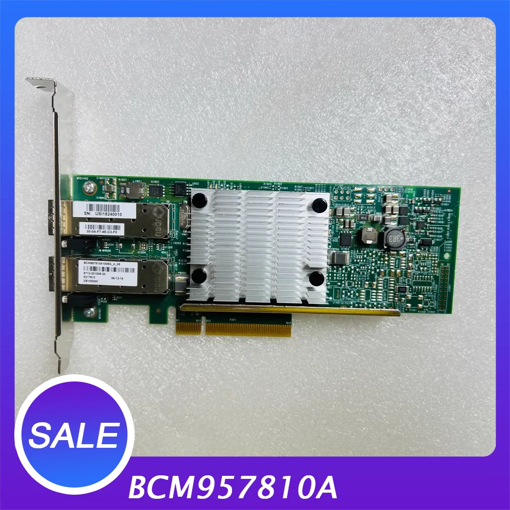 

Dual port 10G fiber optic network card BCM957810A BCM957810A1006G