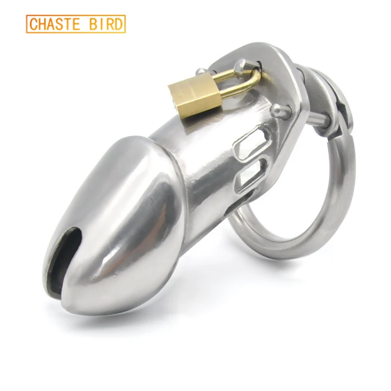 

CHASTE BIRD 316L Medical grade Stainless Steel Metal Male Chastity Device Standard Cock Cage Penis Ring Adult Sex Toys BDSM A250