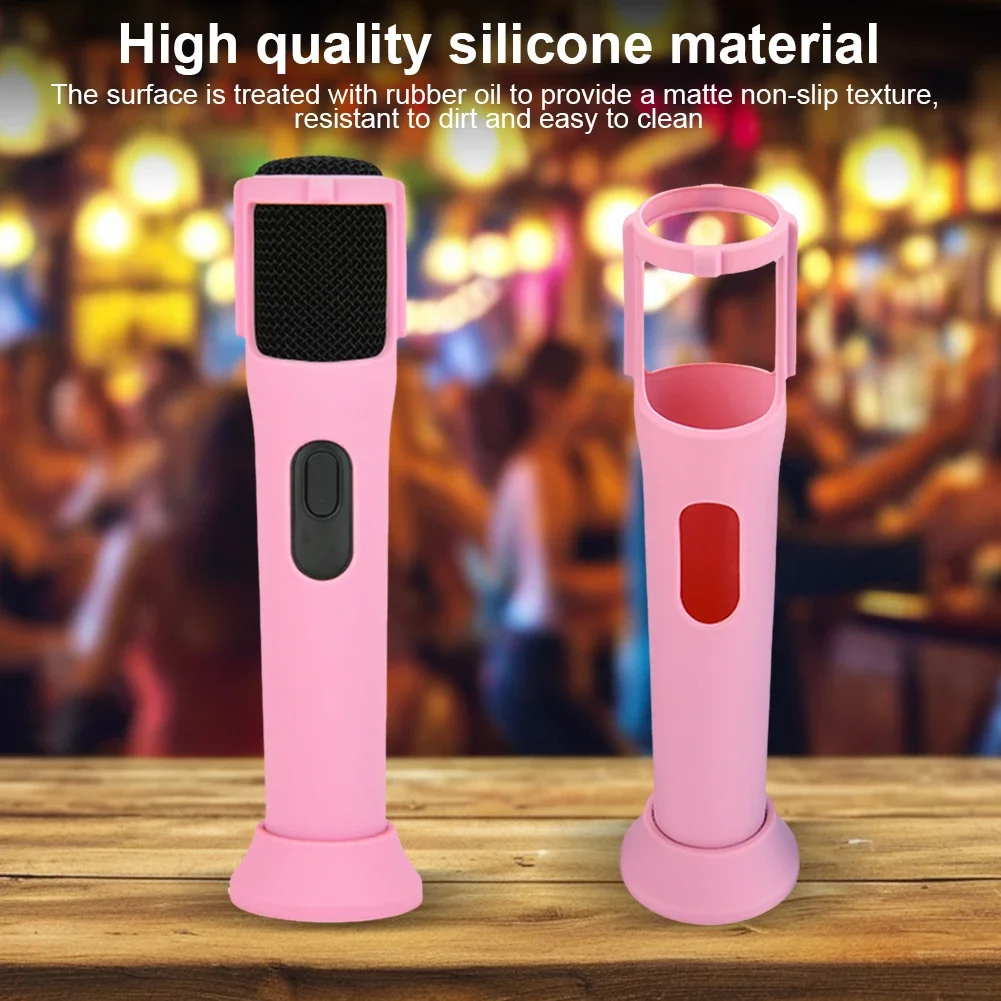 Силиконовый чехол, противоскользящий чехол для микрофона, подставка для микрофона, чехол для микрофона для беспроводного микрофона JBL PartyBox