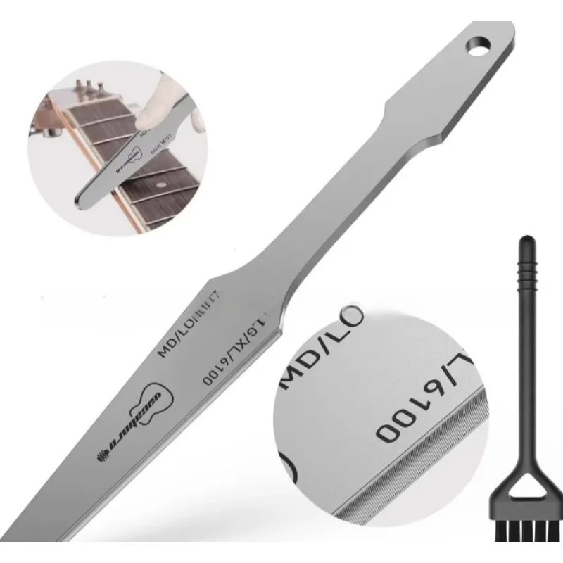 1Pc Leveling Tool Guitar Fret File For Grinding Crowning File Luthier Tool Double-Sided Fret Tools