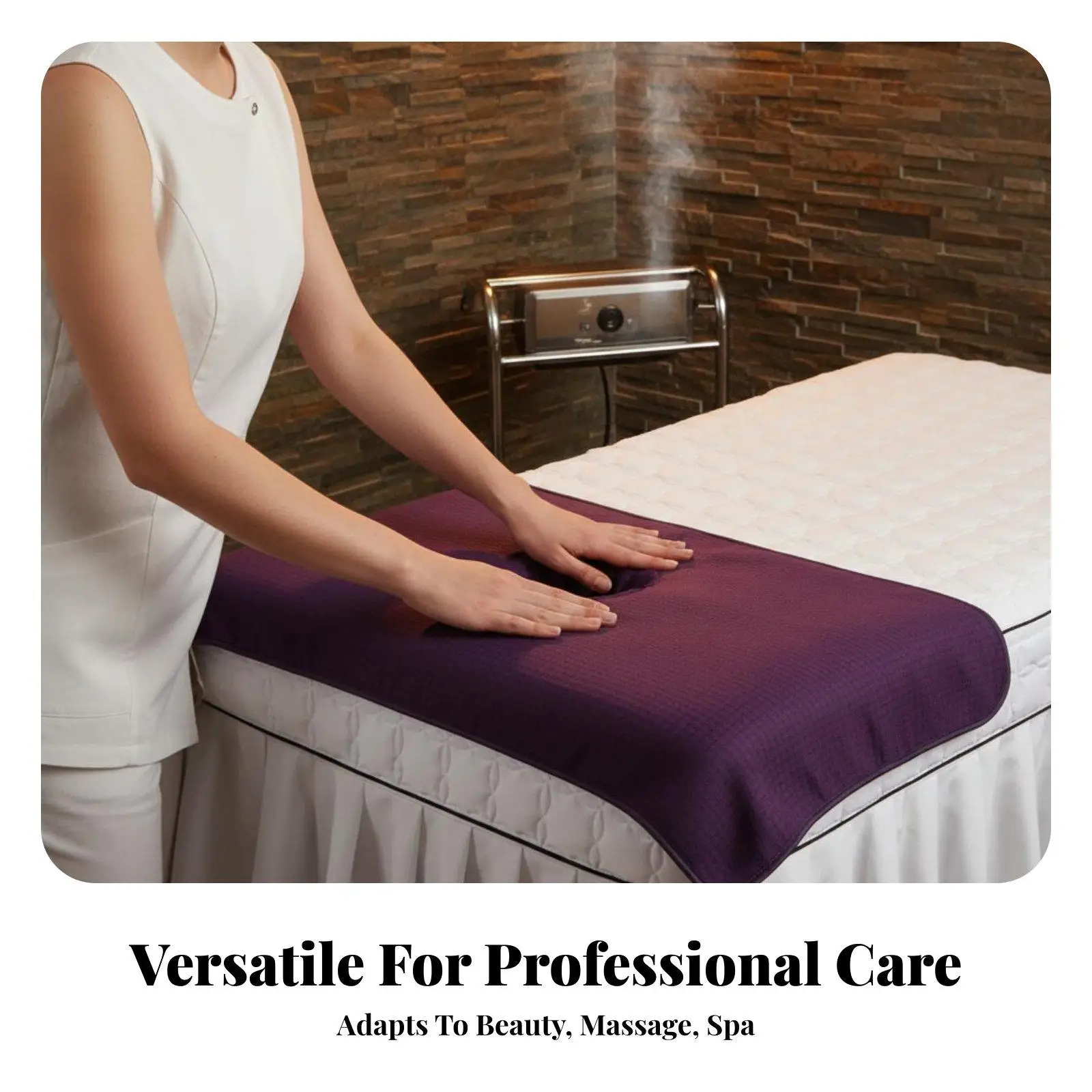 Massage Table Face Hole Cover Reusable Microfiber Blend for Spa Salon Chiropractic Therapy Professional Equipment Use