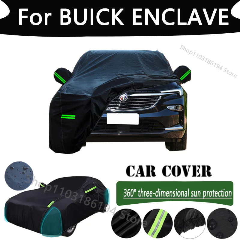 

For BUICK ENCLAV Outdoor Protection Full Car Cover Snow Covers Rainwater Sunshine Dustproof Scratches Car Cover