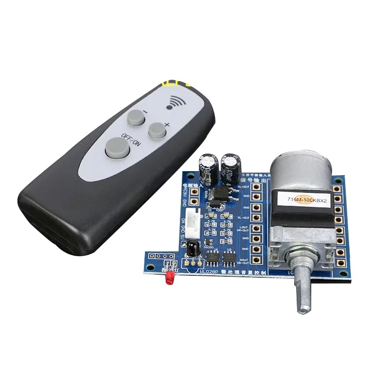 Imagem -03 - Alps Motor Potentiometer Controle Remoto Amplificador Volume Control Panel Preamp Power Amp Headphone Audio 50k 100k