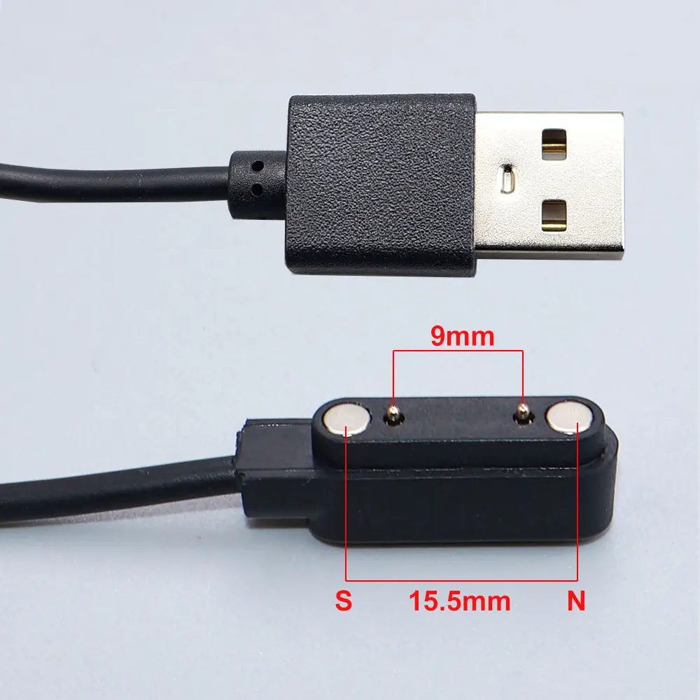 YanXi 2-Pin 4-Pin Smartwatch-Ladestation Adapter USB-Ladekabel für Erwachsene/Kinder Smartwatch Stromladekabel Zubehör