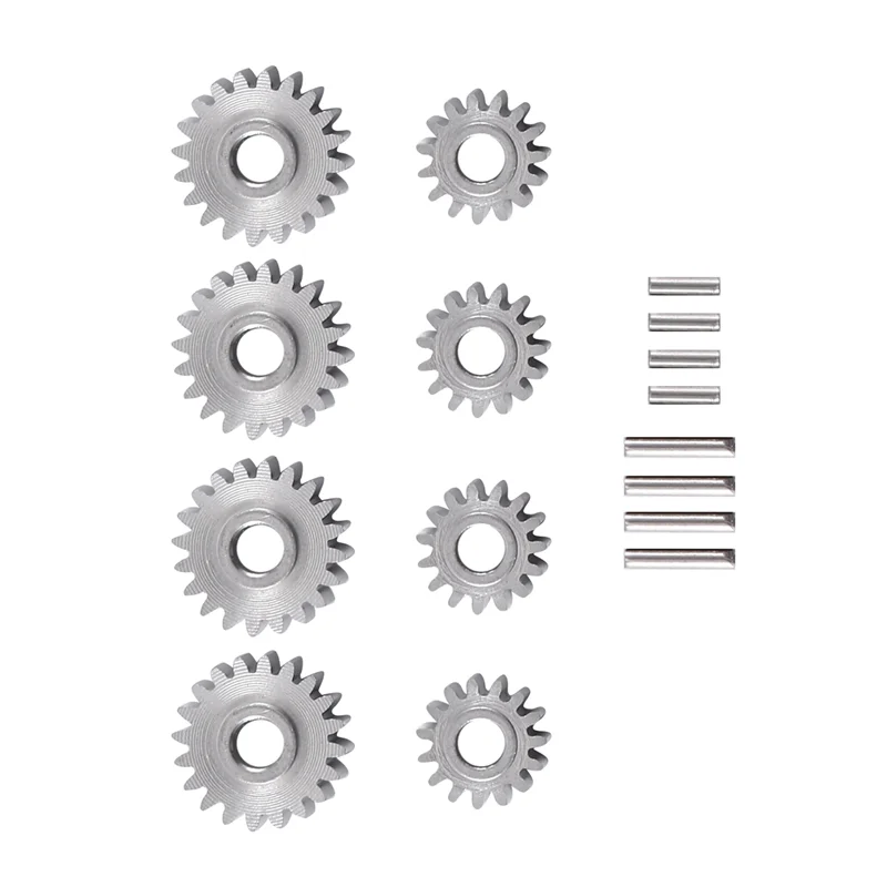 16Pcs Overdrive Steel Portal Axle Gear Set 20T 15T For 1/24 FMS FCX24 RC Crawler Car Upgrade Parts
