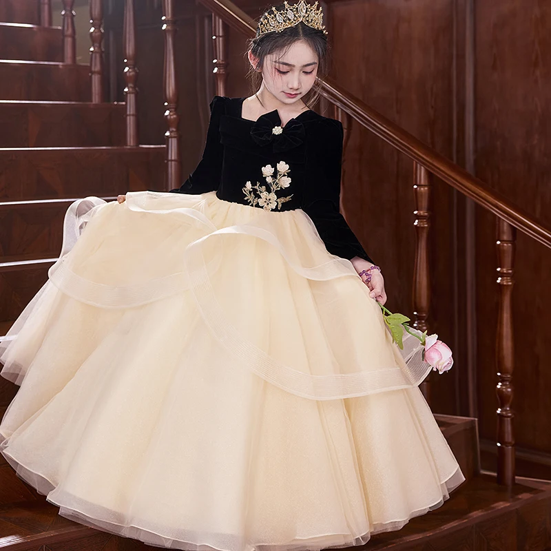 ele-princ-long-sve-dr-per-bambini-per-ragazze-violino-pianoforte-ow-performance-outfit-stagione-autunnale-poliestere-leggero