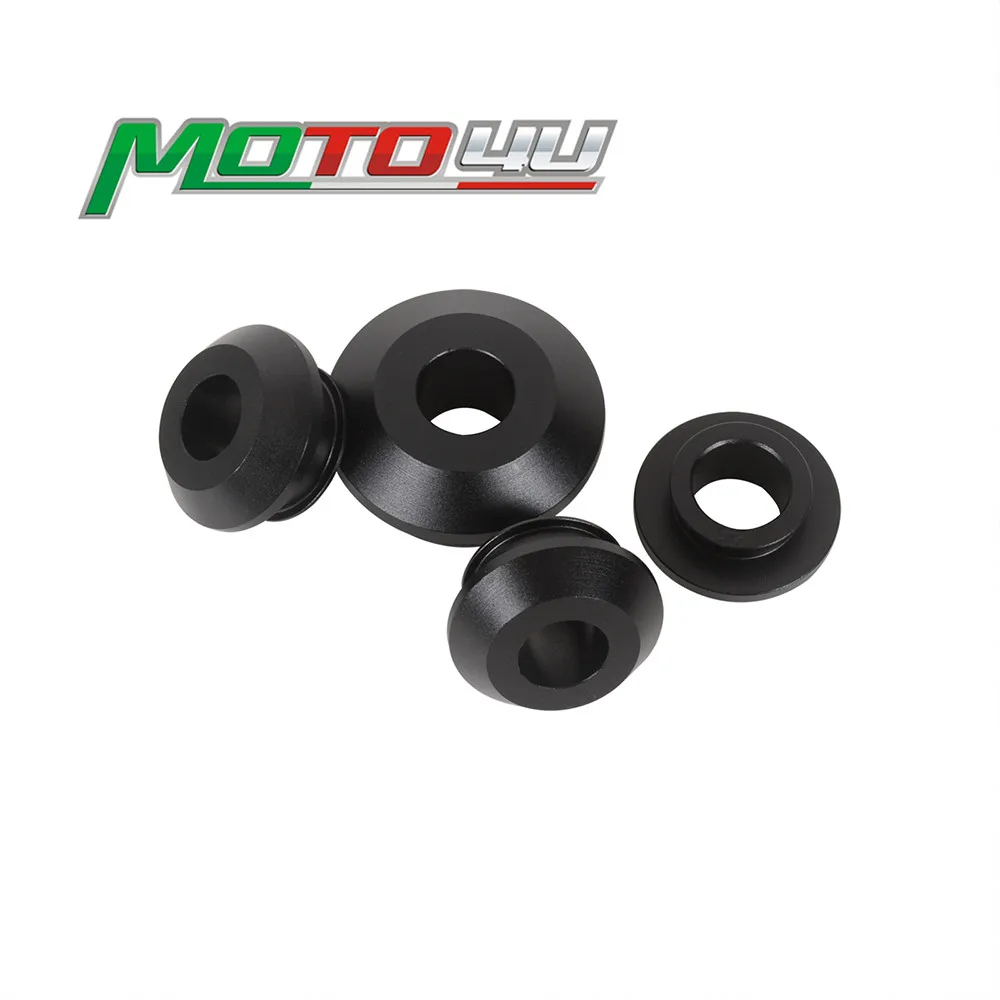 

MOTO4U For YAMAHA R3 2015 2016 2017 2018 Aluminum Racing Wheel Spacer 4PCS Motorcycle Driven Captive Spacer Black