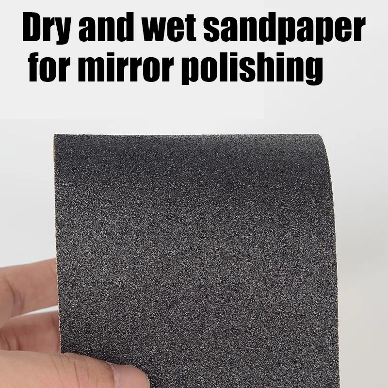 Kit de papier abrasif extra fin, papier abrasif, papiers abrasifs convertibles à l'eau et à sec, bois et métal, polissage automobile, grain 1000-10000, 50 pièces