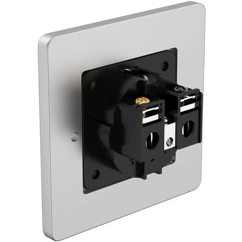 EU Schuko Wall Plate 86Mm X 86Mm AC Power Receptacle 250V 16A Wall Outlet Panel Power Socket-B51B