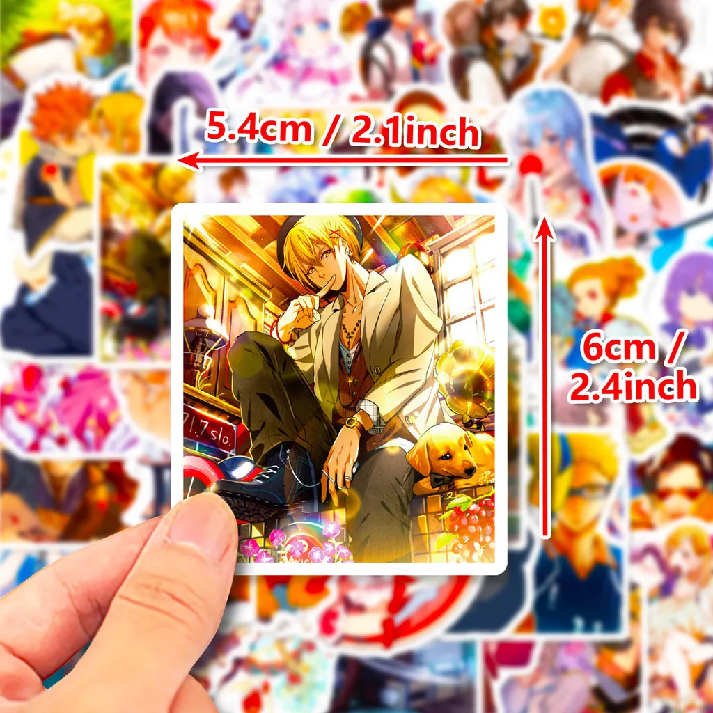 50 قطعة من ملصقات الكتابة على الجدران المختلطة المقاومة للماء - شيطان القاتل، Haikyuu!! & الهجوم على العمالقة للأمتعة والهواتف