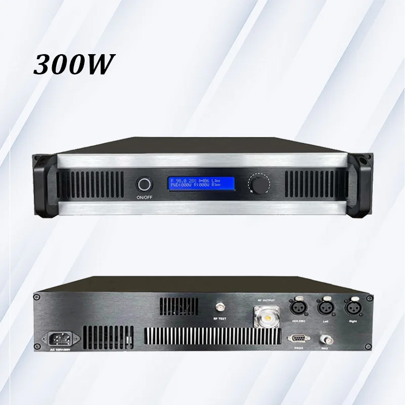 Transmissor FM RS RADIO 300 Watts 300W para estação de rádio