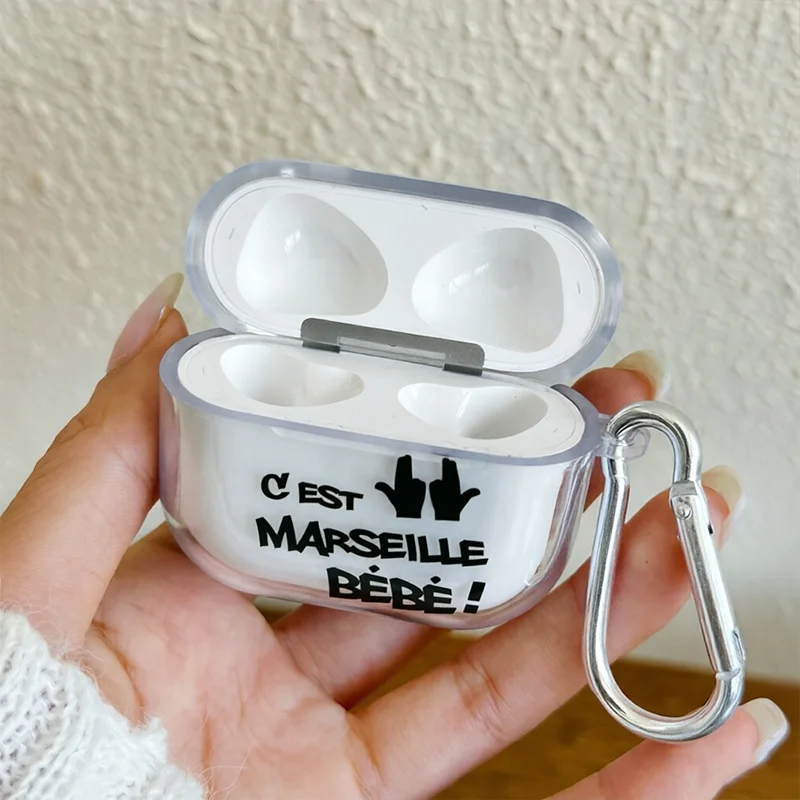 Jul rapper Earphone Protector Case AirPods Pro/Pro2 singer Jul logo TPU AirPods 3/4 Wireless Earphone Protector Cover Fans gift view 3