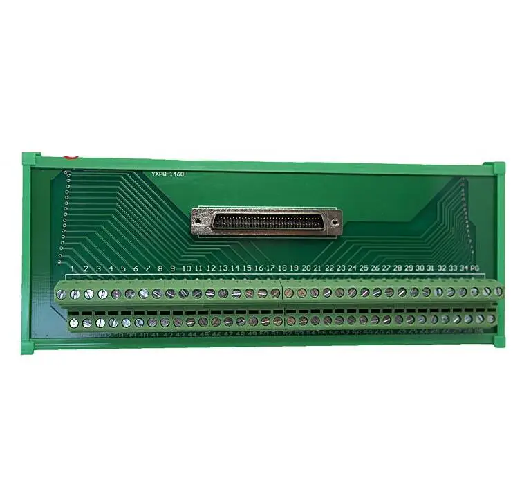 SCSI DB68pin Terminal adapter board wiring module 68DB male terminal board acquisition card Relay terminal board