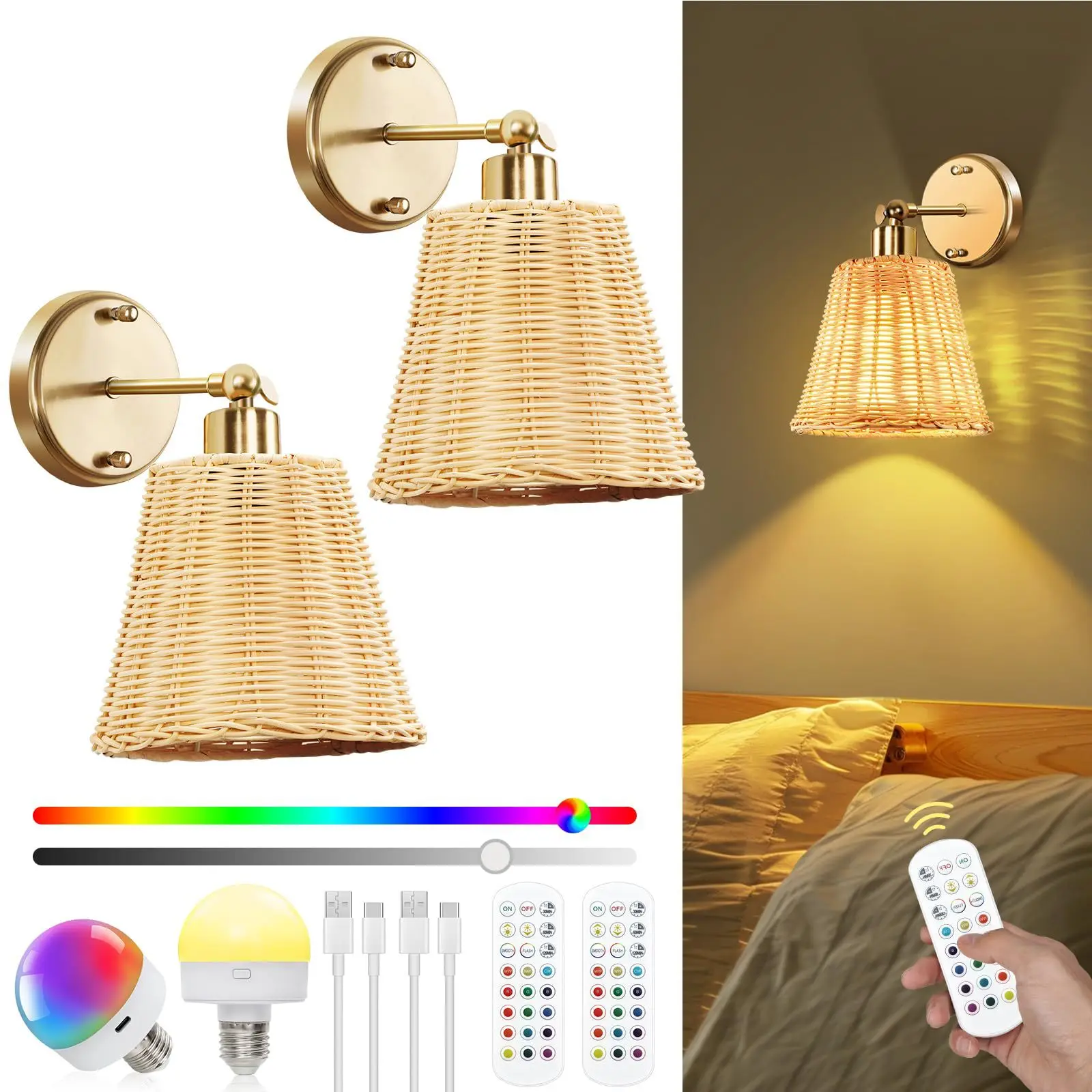 Modern Wicker Woven…