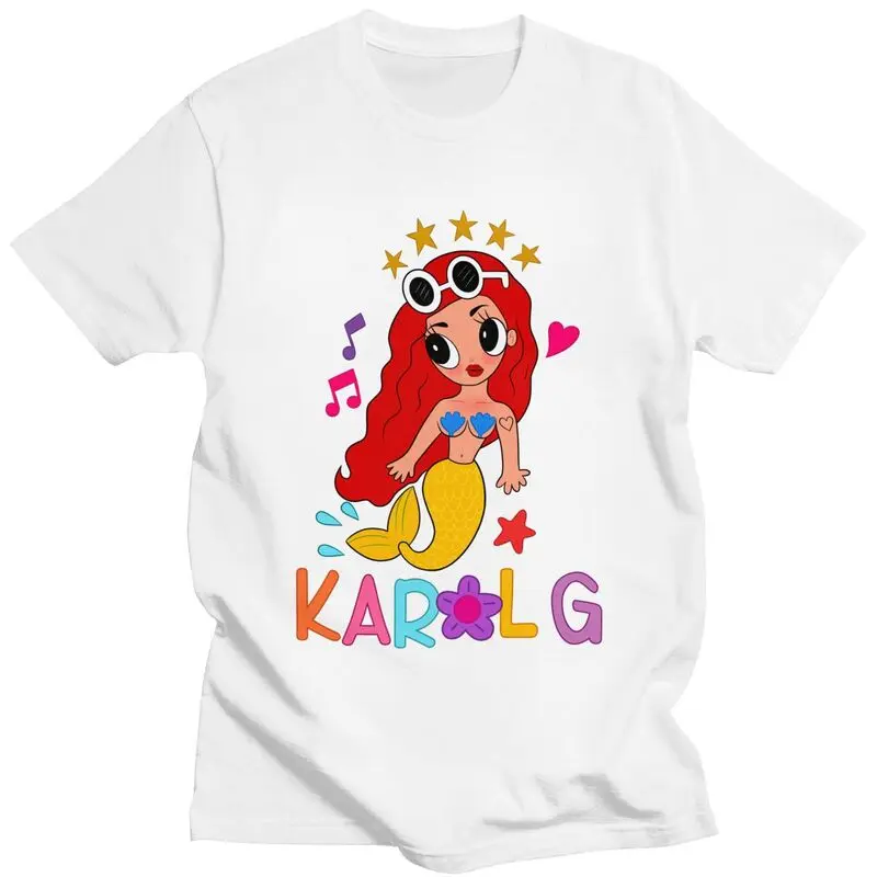Custom Manana Sera Bonito Karol G T Shirt for Men Pure Cotton Tshirt Casual Tee Short Sleeve T-shirts Clothing Gift