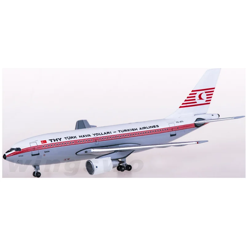 Le Diecast 1:400 Scale Turkish Airlines A310 Un Modèle de Bélier Métallique pour les Amateurs de Collecte