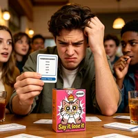 Funny Party Card Game Board Games with Trap Mechanism 'Say It, Lose It', Social Deduction Reaction Game for Family and Friends 3