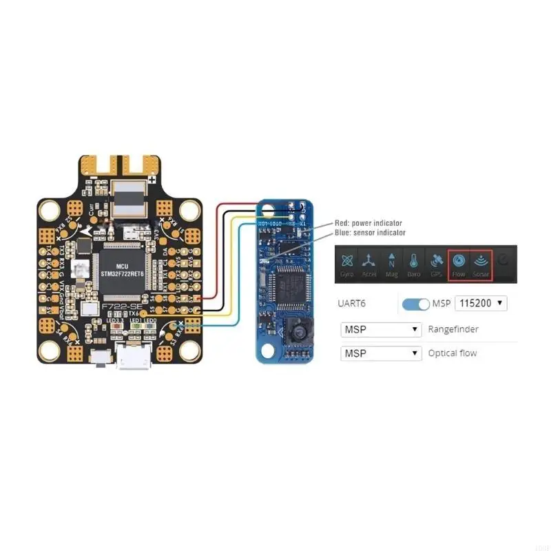 103F Matek Optical & Lidar Sensors 3901L0X PMW3901 Module Support INAV Firmware