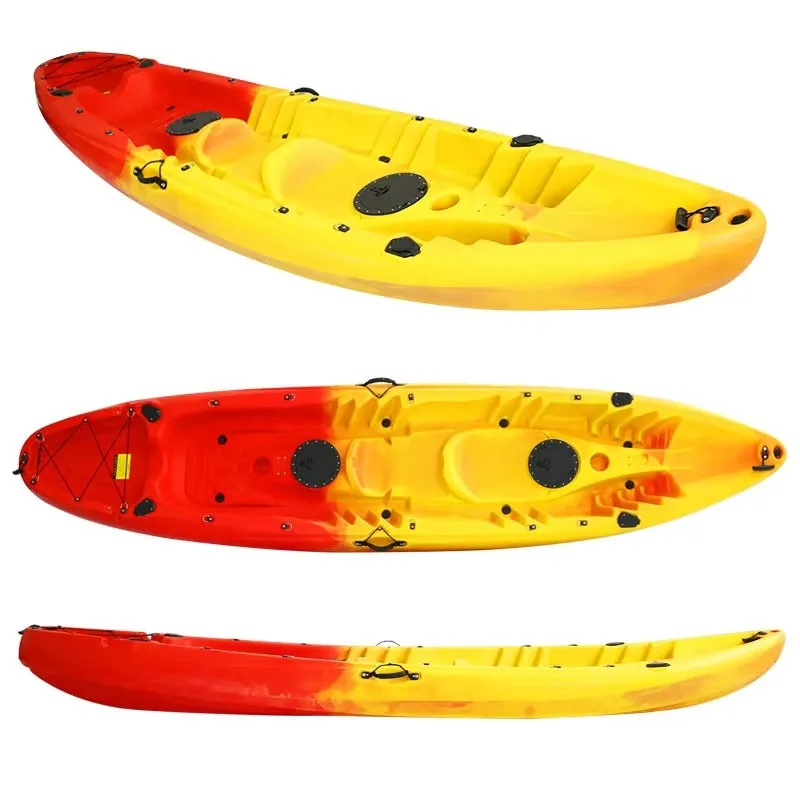 Single Inflatable Sea Kayak, Professional Fishing Boat with Paddles 2025