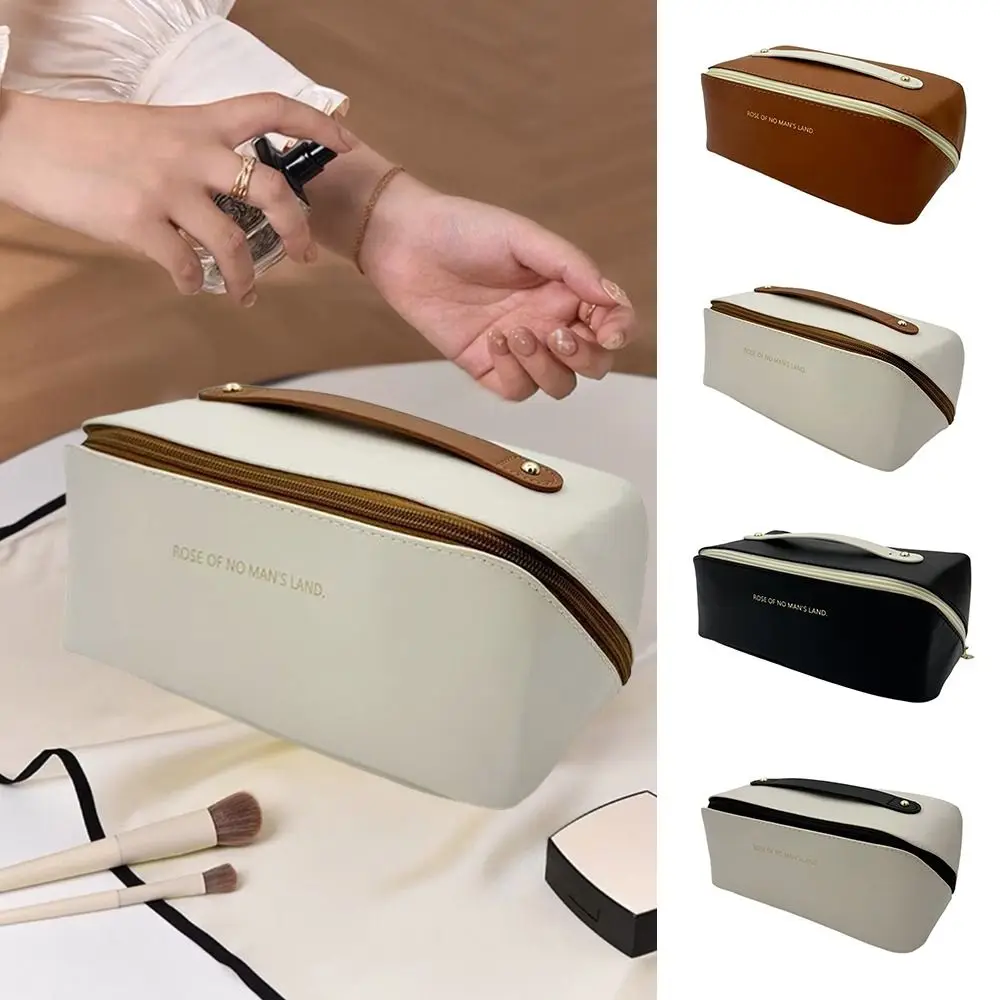 

Durable Large Capacity Cosmetic Bag Waterproof Multi-layered Storage Bag Pillow Bag