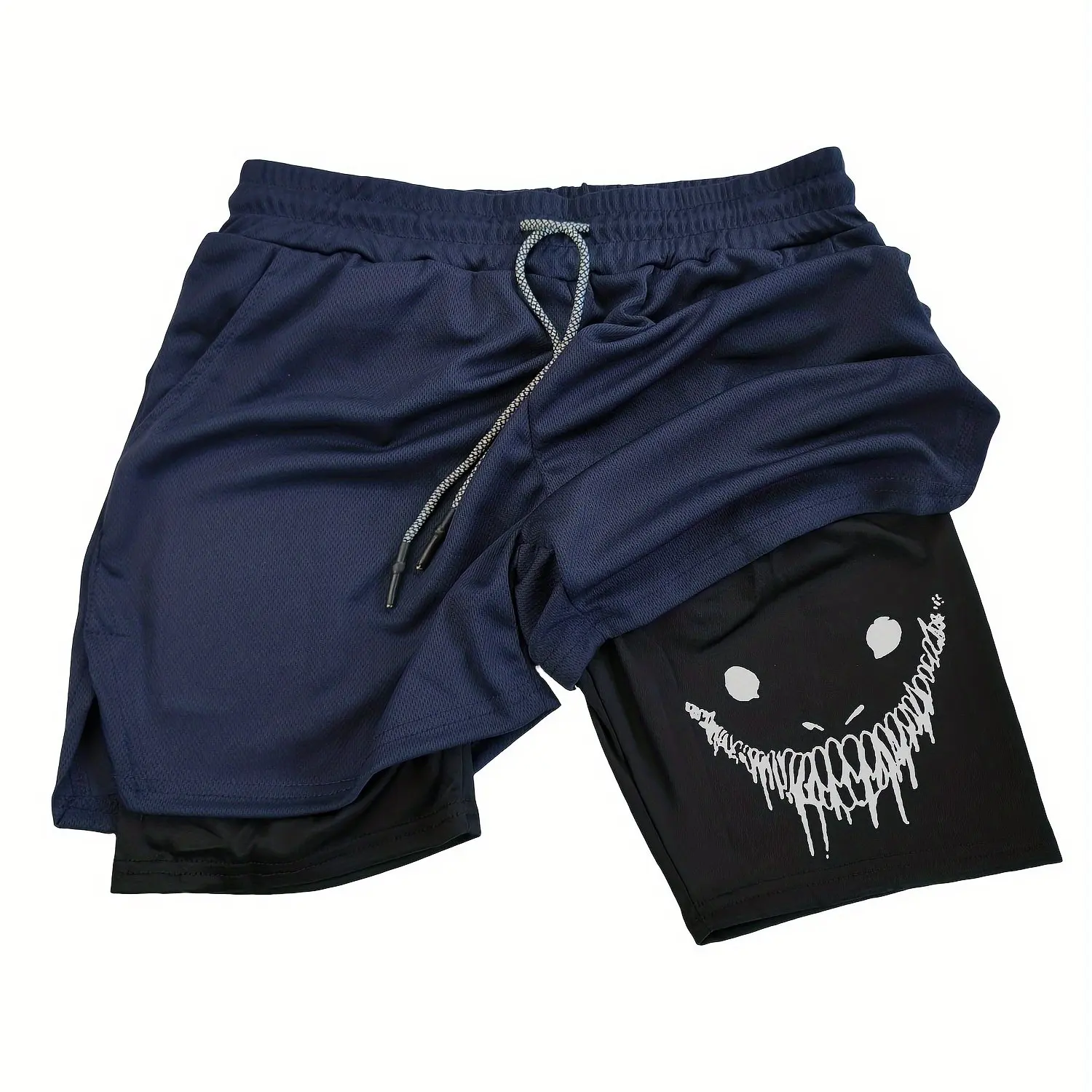 

2026 Summer Men's Sports Shorts - 2-in-1 Double-Layer Shorts for Casual Sports, Fitness Wear, Breathable and Quick-Drying