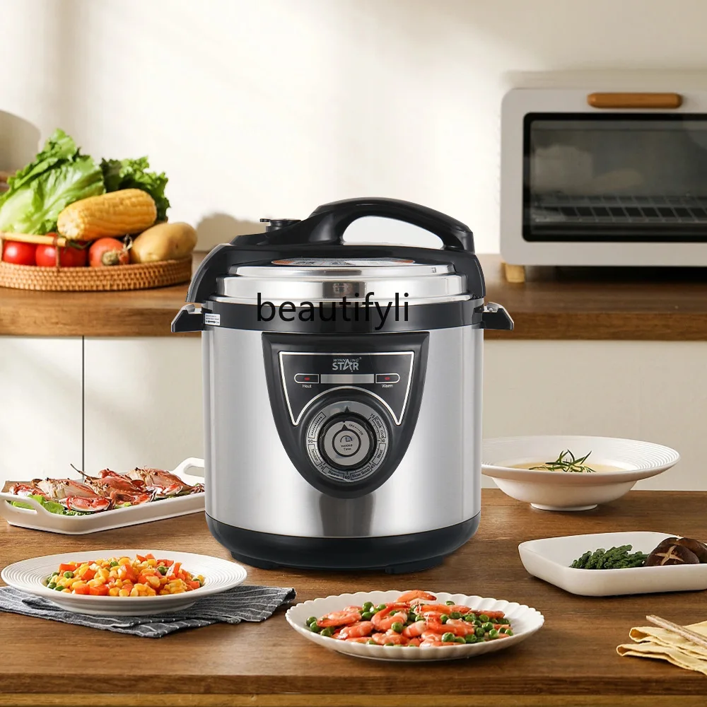 Многофункциональная рисоварка с изоляцией для риса и супа, 6 л, электрическая скороварка