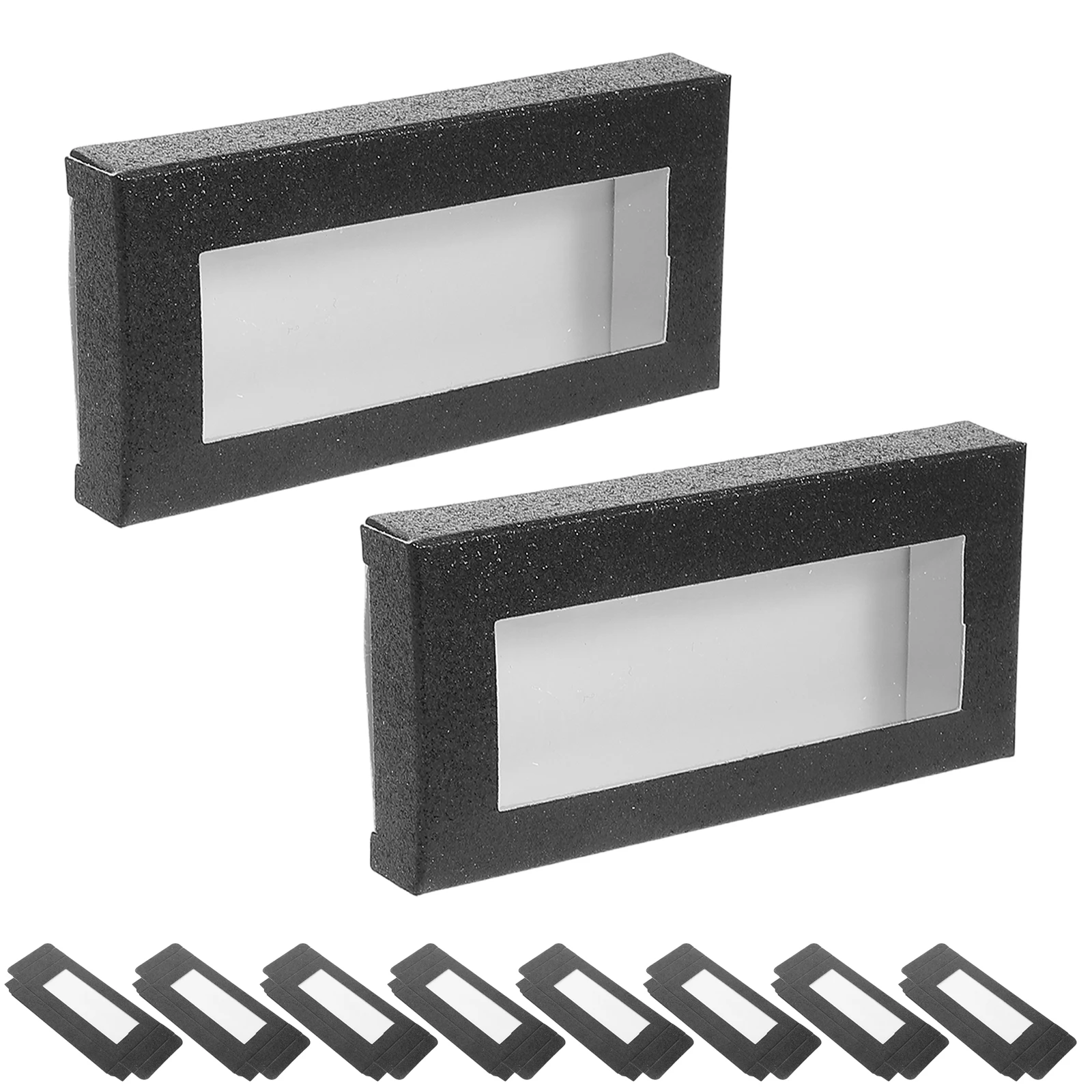 10개입 여행용 속눈썹 디스플레이 정리함 튼튼한 속눈썹 포장 상자 속이 빈 디자인 인조 속눈썹 보관 케이스 휴대용