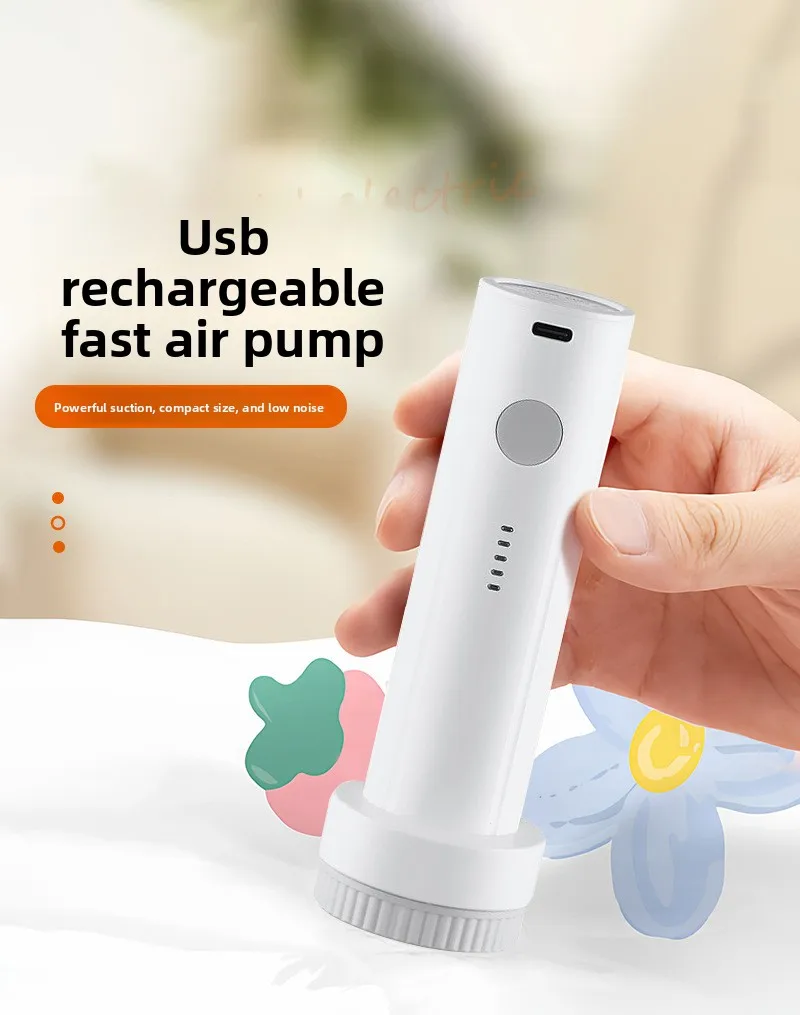 Portable Rechargeable Electric Vacuum Pump Low Noise Lightweight
