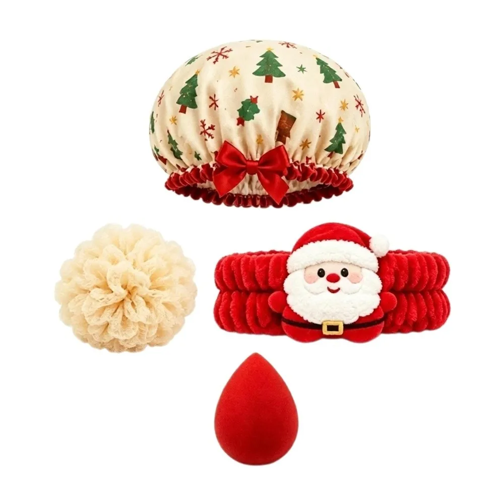 24Pcs Disassembly Gift Christmas Advent Calendar Box Girls Hair Accessories Jewelry Suit Christmas Gift Kit Box 24Pcs Surprise