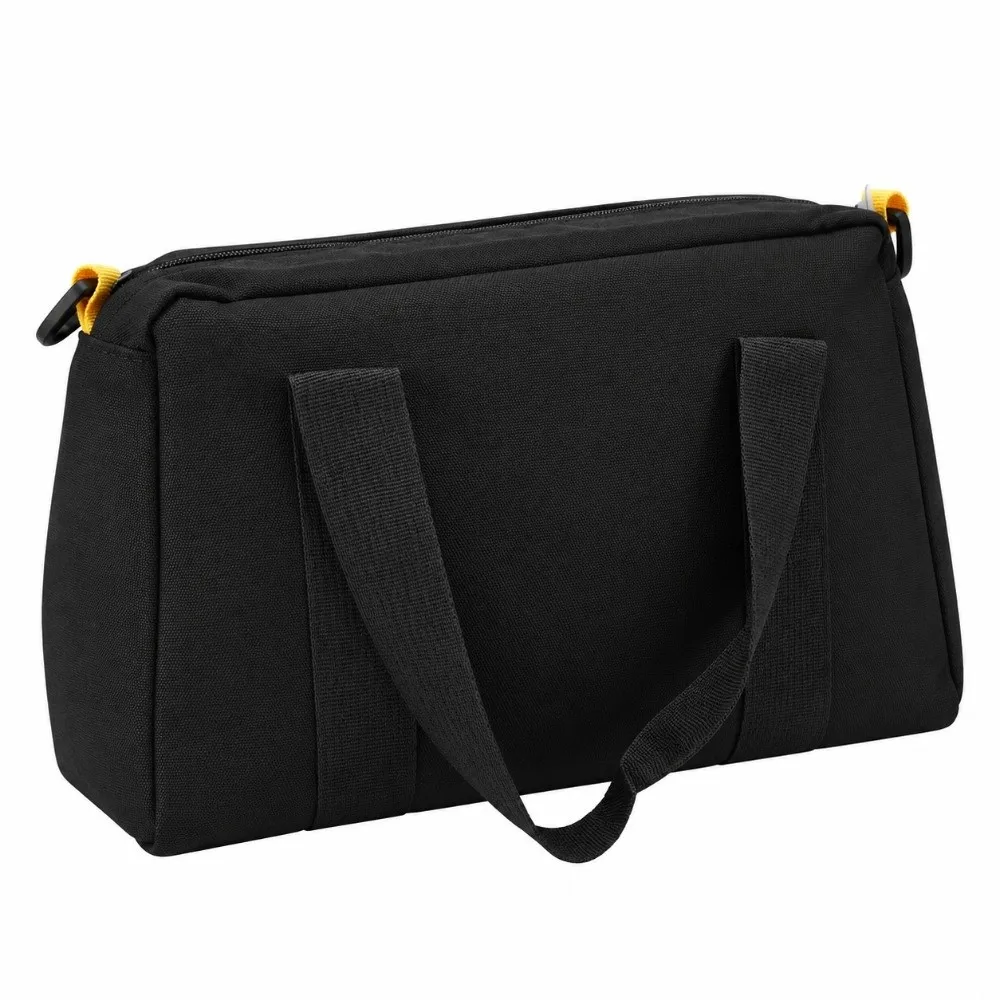 Portable Wide Mouth Tool Bag Waterproof Large Capacity Tool Pouch Canvas Tool Tote Bag For Electricians