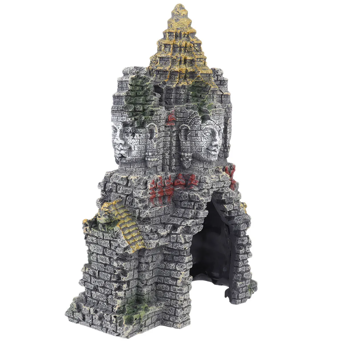 

Resin Simulation Buddha Aquarium Decoration Unique Fish Tank Ornament Durable Safe for Aquatic Environments Aquarium Decoration