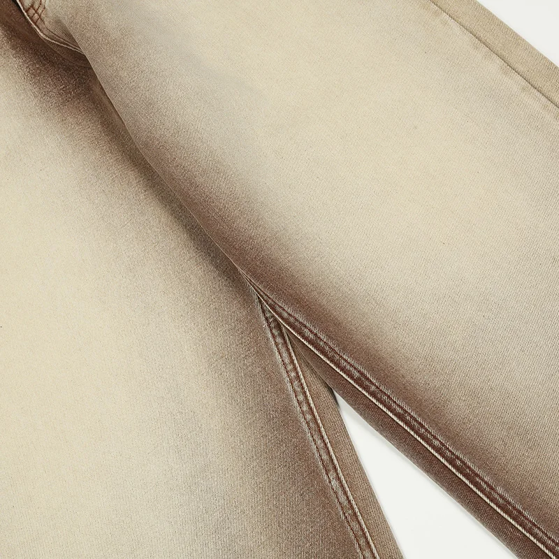 UPRAKF Jeans Wide Leg Pants Casual Gradient Denim Loose Autumn Fashion Basic High Street