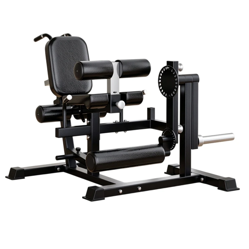Leg Curl and Leg Extension Machine Adjustable Leg Workout Bench for Home Gym Hamstring & Quad Exercise