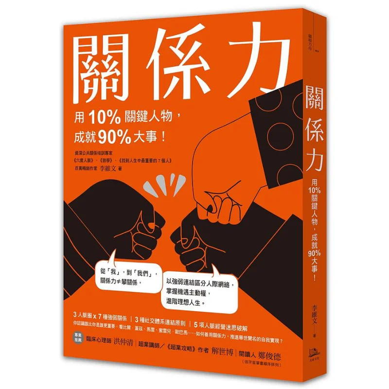 Relationship Power Achieve 90 Of Great Things With 10 Key Figures Li Weiwen Ark 9789860669800 Book