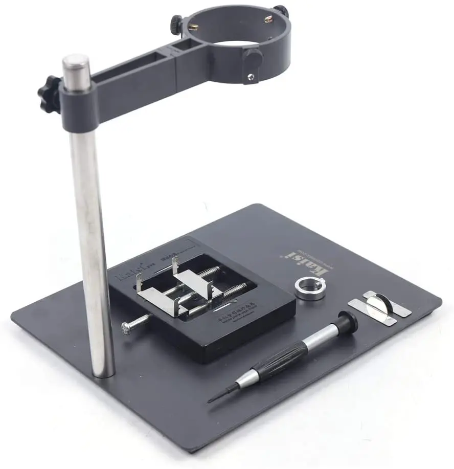 Hot Air Heat Gun Clamp Bracket 2in1 BGA Repair Platform Tool Rework Station Fixtures Holder Soldering