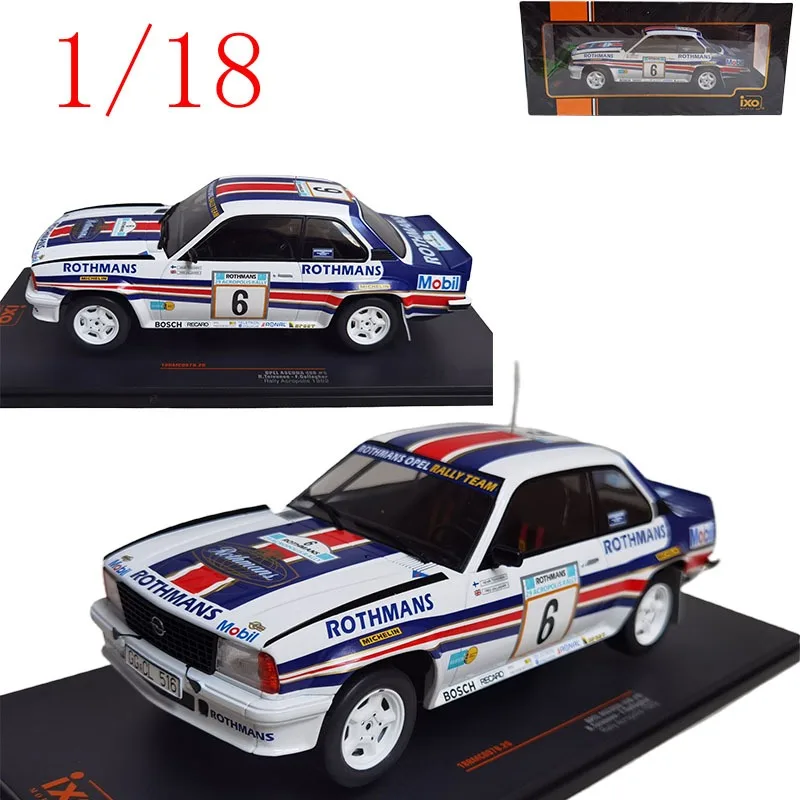 

IXO Diecast 1/18 Scale ‌Opel Ascona 400 #6 Rally Car 1982 Alloy Car Model Toys for Boys Gift Kids Toys Boys